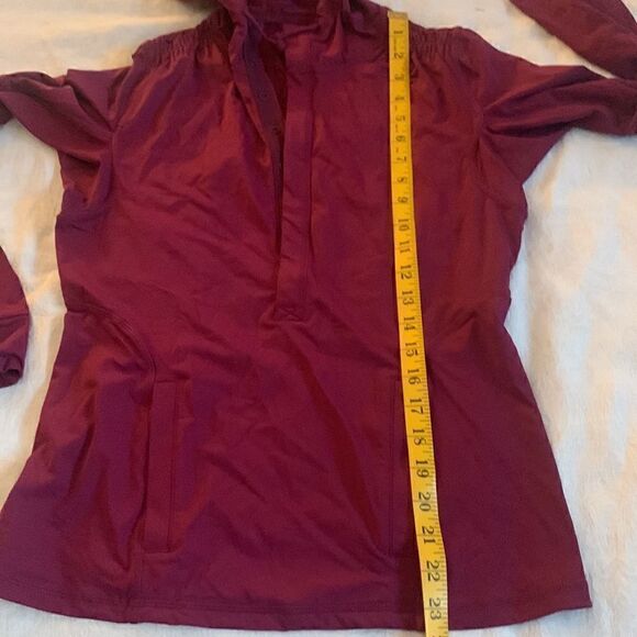 Athleta Raspberry Solana Hoodie Size S Women’s Workout Exercise Gym - Picture 13 of 15